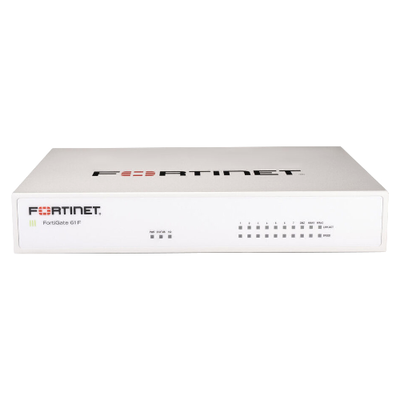 Fortinet FG-61F-BDL-811-12 | FortiGate 60F Series FG-61F 10 x Ports 10/100/1000Base-T Network Security Firewall Appliance