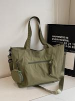 Women's Solid Color Tote Bag with Small Bag, Fashionable Casual Versatile Shoulder Bag for Work & Daily Used, Trendy All-matc...