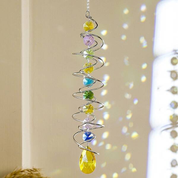 Faceted Glass Suncatchers