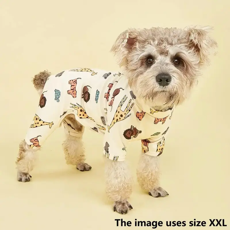 Cat Clothes, Cute Animal Print Dog Clothes, Comfortable Pet Clothes, Pet Clothes for Small Medium Large Dogs & Cats
