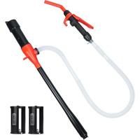 Portable Battery Operated Gas Transfer Pump with Adjustable Flow Control 2.2 Gallons per Min Electric Siphon for Fuel Diesel ...