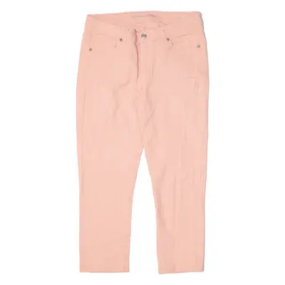 MICHAEL KORS Cropped Jeans Pink Denim Slim Skinny Womens W30 L22