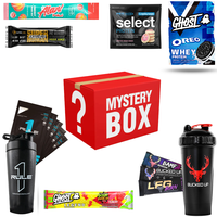 10 Sample Pack + Shaker Cup Mystery Box - Pre Workout, Protein & more Gym Gift Box - Dietary Supplement Variety Box for gym g...