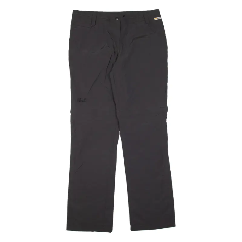 JACK WOLFSKIN Outdoor Womens Trousers Black Regular Straight W32 L30