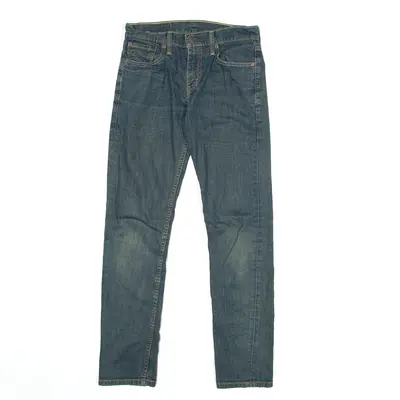 LEVI'S 511 Jeans Blue Denim Slim Straight Mens W29 L32