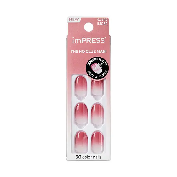 Kiss Self-adhesive nails imPRESS Color (Beat The Heat) 30 pieces