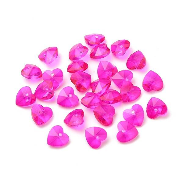 Romantic Valentines Ideas Glass Charms