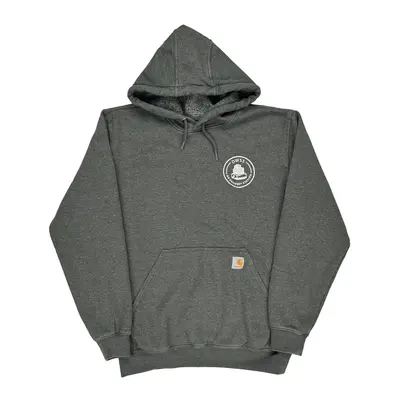 Dwss Logo Carhartt Hoodie - Medium Grey Cotton Blend
