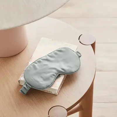 CleanBamboo® Sateen Eye Mask | Color: Slate | Size: One Size