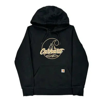 Carhartt Hoodie - Small Black Cotton Blend
