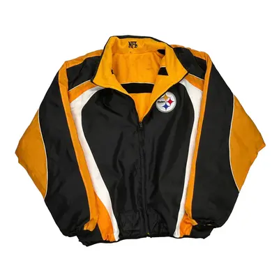 Pittsburgh Steelers Nfl Jacket - Large Black Polyester