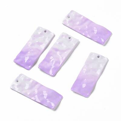 Gradient Spray Painted Alloy Pendants