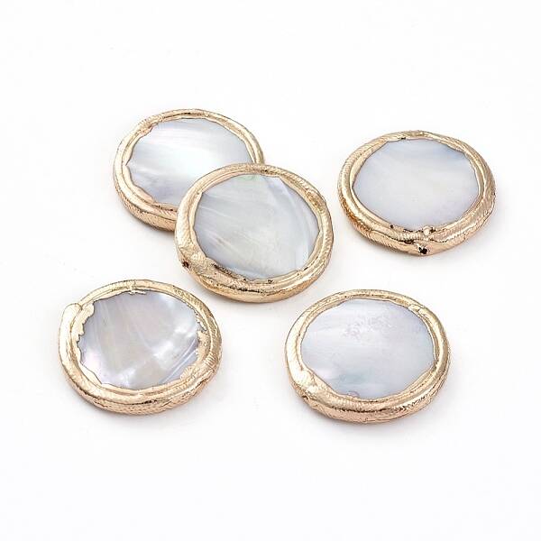 Electroplated Shell Beads