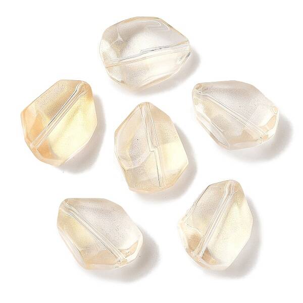 Transparent Spray Paint Glass Beads
