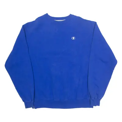 CHAMPION Mens Sweatshirt Blue L