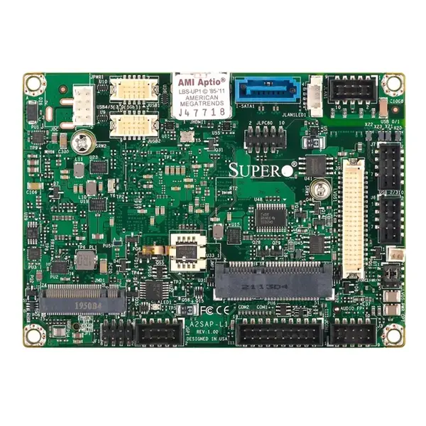 A2SAP-L1 Supermicro Socket FCBGA-1296 System on Chip Chipset Pico-ITX System Board (Motherboard) Supports Atom E3940 DDR3 1x ...