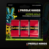 Hyper Hold Pickleball Paddle Overgrip Tape, Moisture Absorbent, Pro-Soft Feel, Precision, Accuracy, Ultra Comfortable