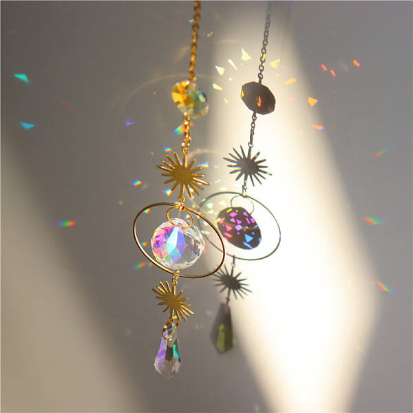 Quartz Crystal Big Pendant Decorations