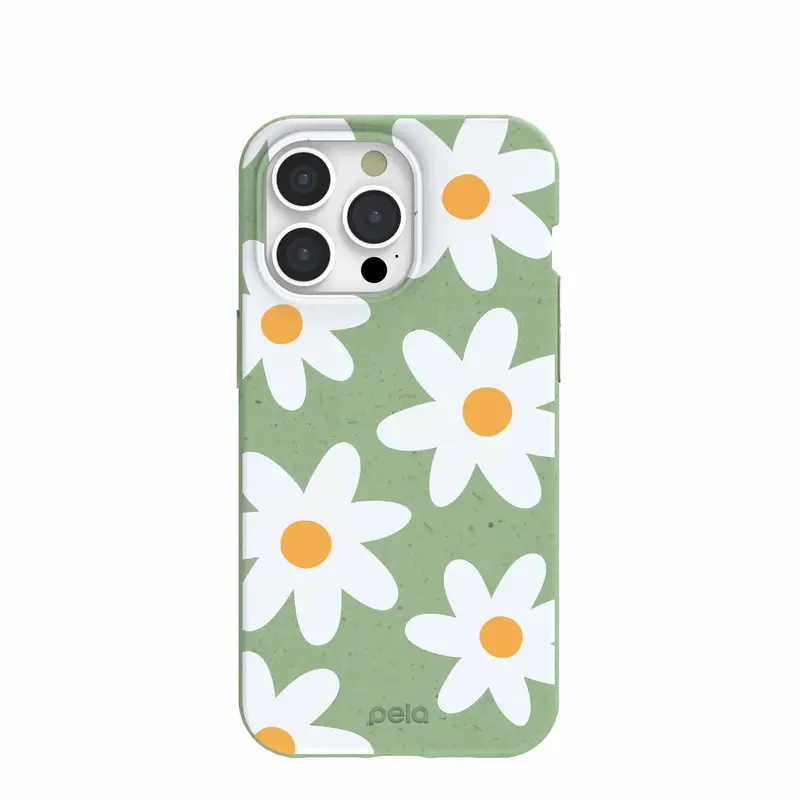 Sage Green Daisy iPhone 15 Pro Max Case