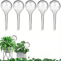 Bulb Shaped Plant Self Watering Device, 5 Counts/set Simple Durable Plant Self Watering Bulb, Automatically Plant Watering To...