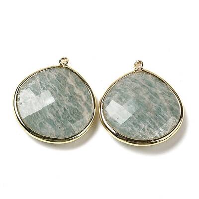 Natural Amazonite Pendants
