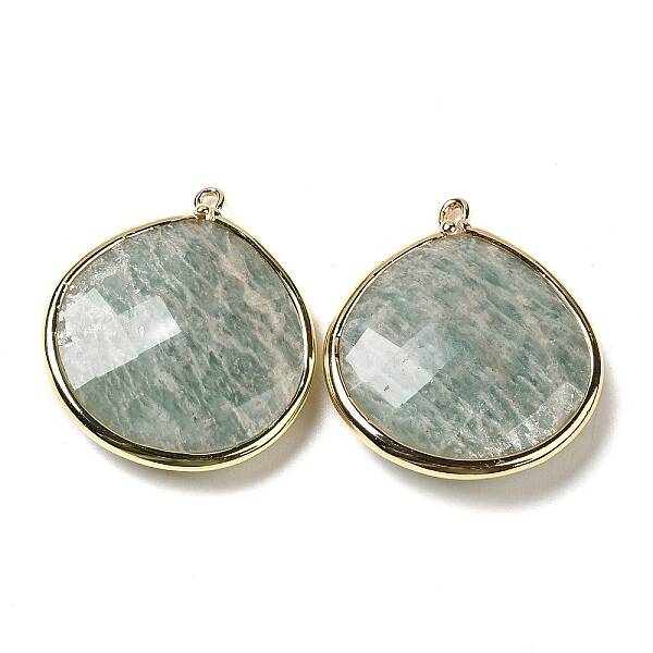 Natural Amazonite Pendants