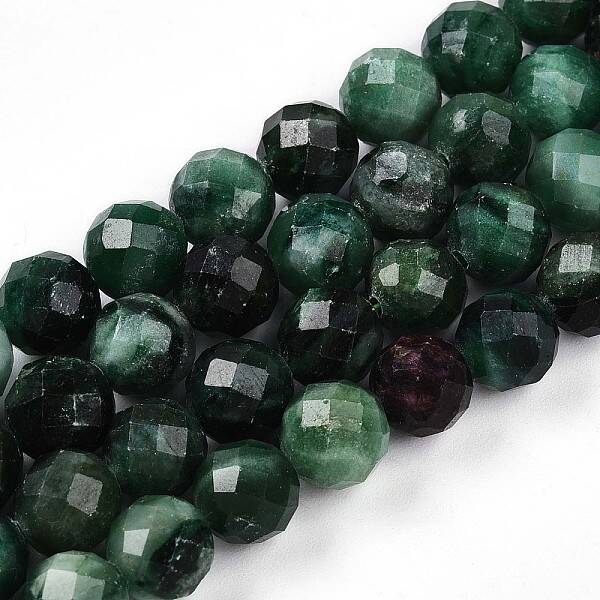Natural Fuchsite Beads Strands