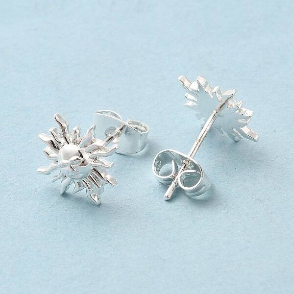 Brass Stud Earrings for Women