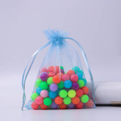 Rectangle Organza Drawstring Bags