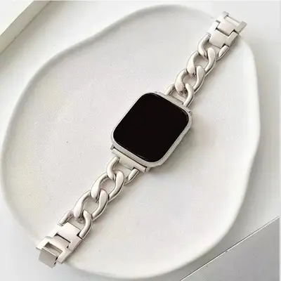 Watch Band, 1 Count Adjustable Length Replacement Straps with Anti-dropping Damping Strip, Smart Watch Bands Compatible with...