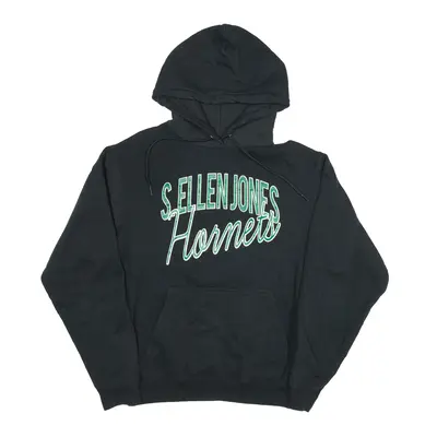 PORT & COMPANY S Ellen Jones Hornets USA Hoodie Black Pullover Womens S