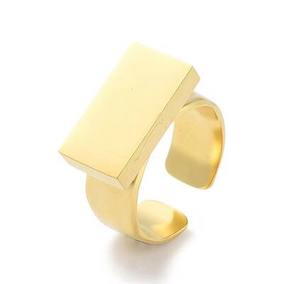 304 Stainless Steel Open Cuff Rings