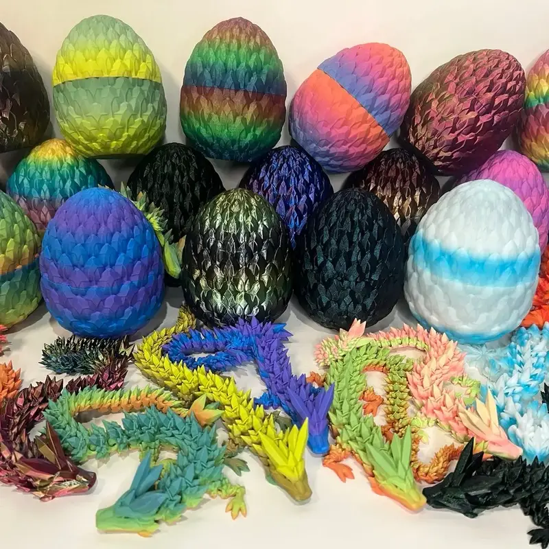3D Dragon and Dragon Egg
