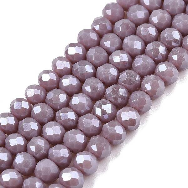 Electroplate Glass Beads Strands