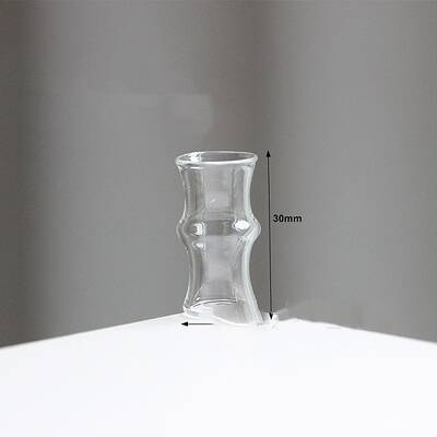 Glass Cups Miniature Ornaments