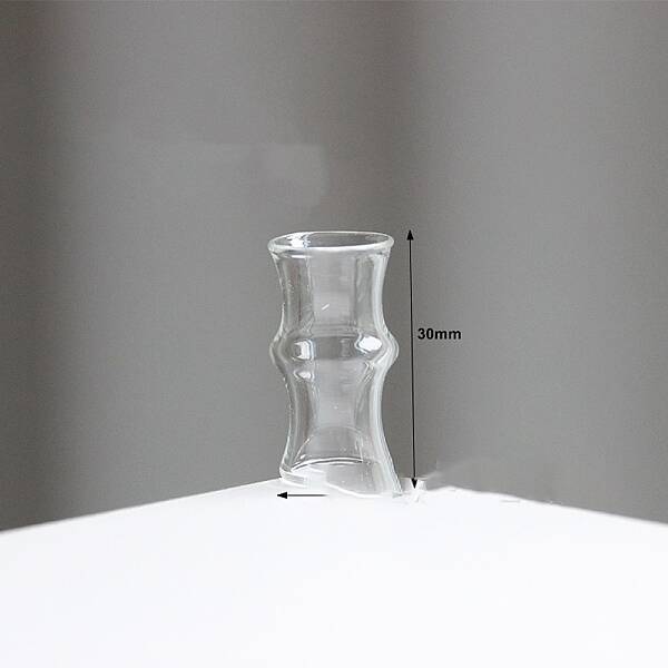 Glass Cups Miniature Ornaments