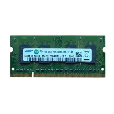 M470T2864FB3-CF7 Samsung 1GB DDR2-800MHz SODIMM 2Rx8 CL6 Memory
