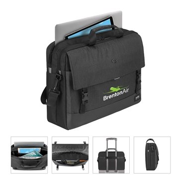 10 Customized Solo NY Notch Briefcase - Padded Laptop & 5-Year ...