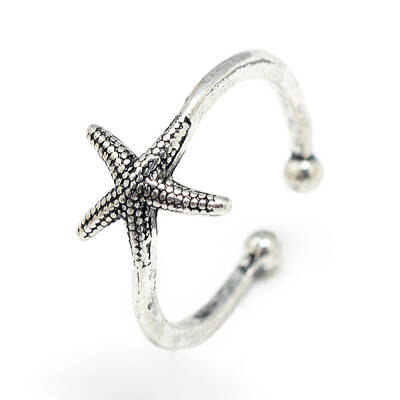 Adjustable Alloy Cuff Finger Rings