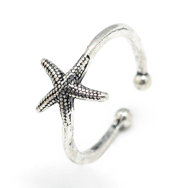 Adjustable Alloy Cuff Finger Rings