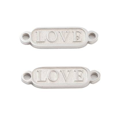 Tarnish Resistant 304 Stainless Steel Connector Charms