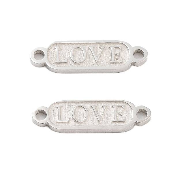 Tarnish Resistant 304 Stainless Steel Connector Charms