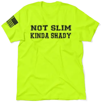 Slim Shady - Safety Yellow T-Shirt