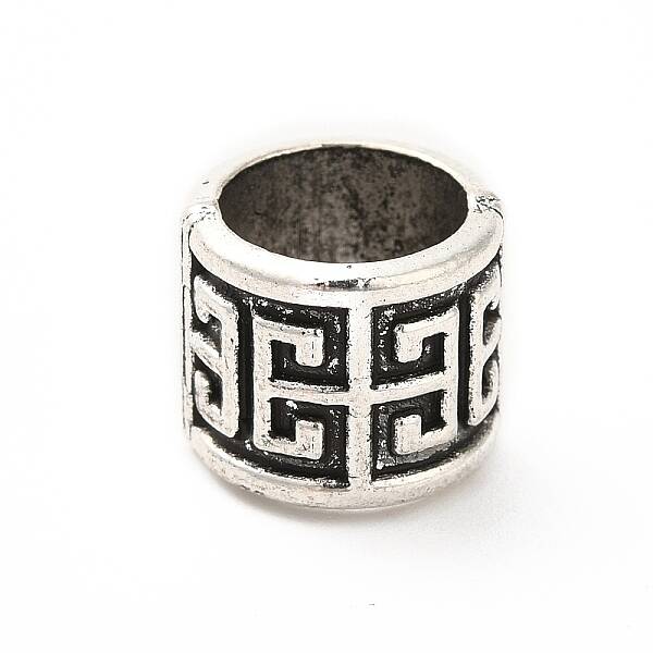 Tibetan Style Alloy European Beads
