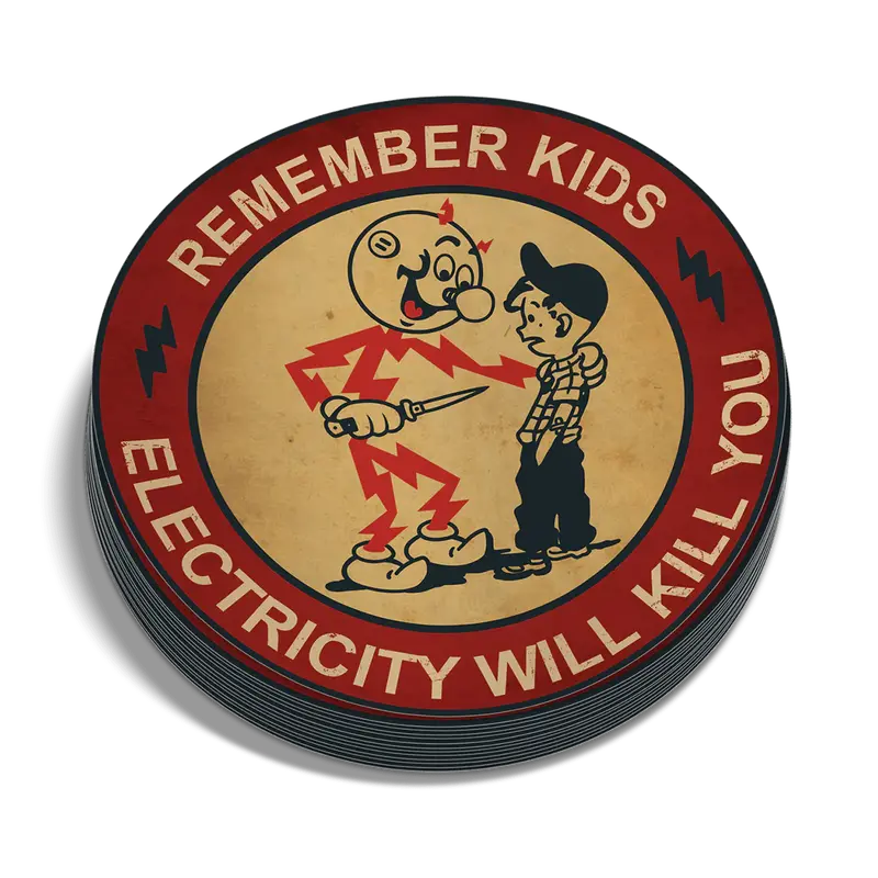 Remember Kids Hard Hat Decal