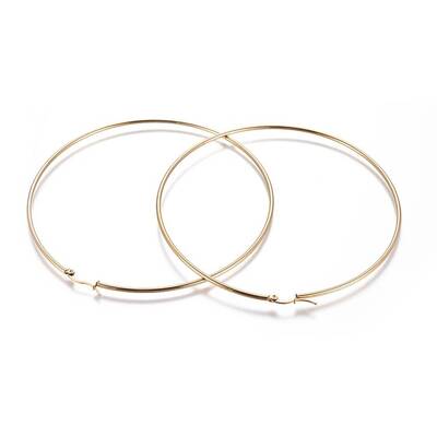 304 Stainless Steel Hoop Earrings