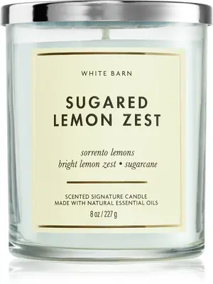 Bath & Body Works Sugared Lemon Zest scented candle 227 g