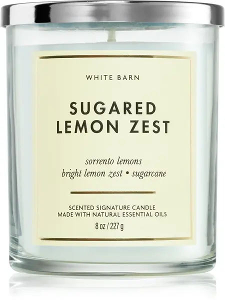Bath & Body Works Sugared Lemon Zest scented candle 227 g