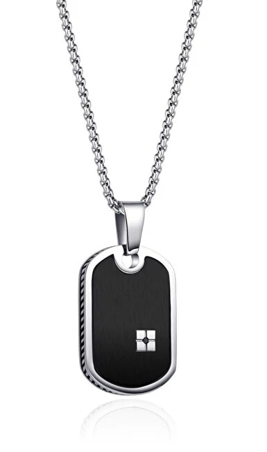 Diverse Collana In Acciaio Da Uomo Con Distintivo Militare N1000517