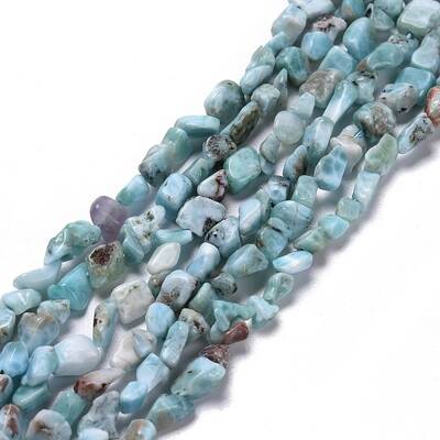 Natural Larimar Beads Strands